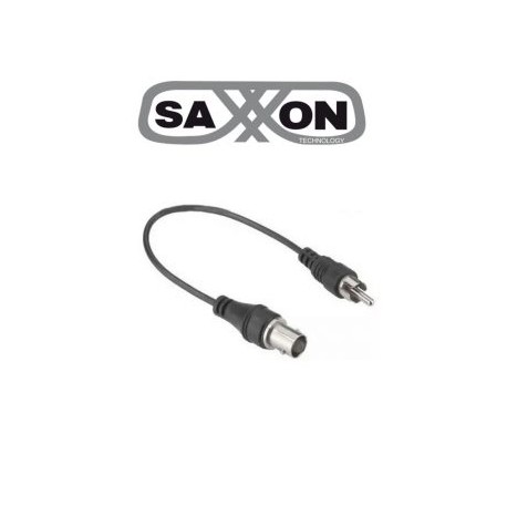 SAXXON PSUWB03 – Bolsa de 10 conectores B NC hembra a RCA macho / 15 CM