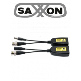 SAXXON SXDE502 – Par de Transceptores Pasivos de 5MP / Conector para Video y Energía / 5MP hasta 150 Metros / 1080P hasta 200 M