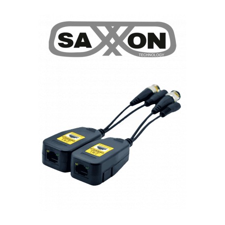 SAXXON SXDF802 – Par de Transceptores Pasivos de 8MP / Conector para Video y Energía / 8MP hasta 150 Metros / 1080P hasta 200 M