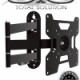 SAXXON SXVMLT12D – Soporte de Pared para Pantallas de 23 a 37 Pulgadas/ Soporta 25 Kg de Carga/ Brazo de Doble Articulación/ An