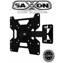SAXXON SXVMLT12S – Soporte de Pared para Pantalla de 27 a 37 Pulgadas/ Soporta 25 Kg de Carga/ Angulo Ajustable/ Distancia a la