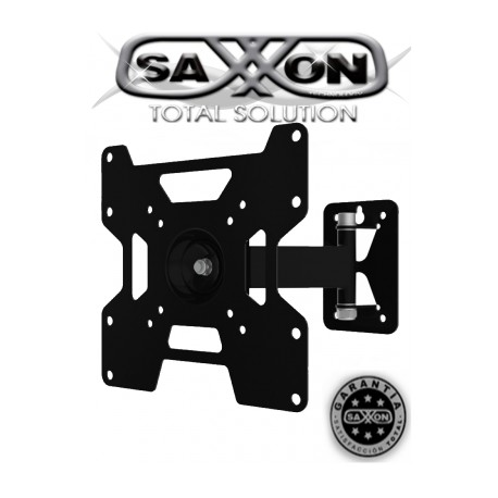 SAXXON SXVMLT12S – Soporte de Pared para Pantalla de 27 a 37 Pulgadas/ Soporta 25 Kg de Carga/ Angulo Ajustable/ Distancia a la