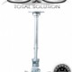 SAXXON SXVMPR01L – Soporte para proyector montaje de techo / Ajustable altura e inclinacion / Montaje universal / Aluminio / Ca