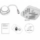 VIVOTEK FD9360H – Cámara IP domo exterior 2 MP, lente fijo 2.8mm, H.265, IR 30m, WDR Pro Ciberseguridad