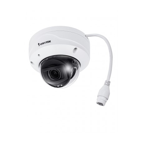VIVOTEK FD9368-HTV – Cámara IP domo exterior 2 Megapixeles/ Lente Varifocal Remoto2.8- 12mm /H265/Smart IR 30mts/ WDR Pro/ Micr