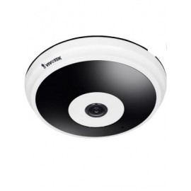 VIVOTEK FE8181 – Camara IP FISHEYE interior 5 megapixeles full  HD / Smart ir 10  Mts / Vision panoramica 360 grados / Audio in