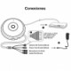 VIVOTEK FE8181 – Camara IP FISHEYE interior 5 megapixeles full  HD / Smart ir 10  Mts / Vision panoramica 360 grados / Audio in