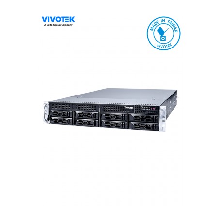 VIVOTEK NR9681-v2 – Grabador NVR 64 Canales / 8 bahias de disco/ 2 puertos GE RJ45/ VAST 2 integrado/ Smart Search II/ Gestión 