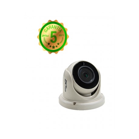 ZKTECO ES31A11J – Cámara Domo  HDCVI  720p /AHD /TVI/ Lente 2.8 mm/ Luz IR 20M/ DWDR/ Interior/ Policarbonato