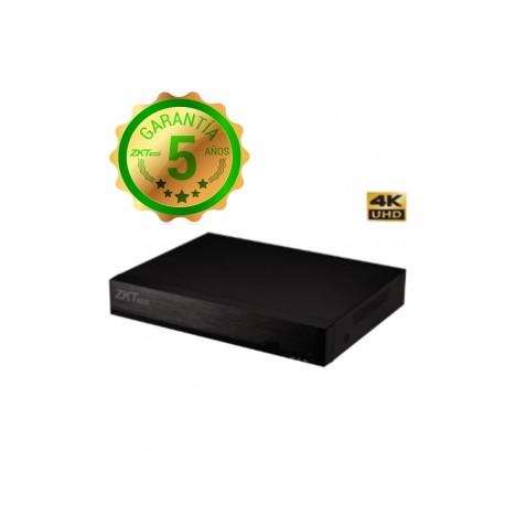 ZKTECO Z8516NFR16P – NVR 16 Canales IP / H265 / 16 Puertos  PoE / Resolución 4K /  HDMI 4K / VGA / 2 Puertos SATA hasta 8TB cad