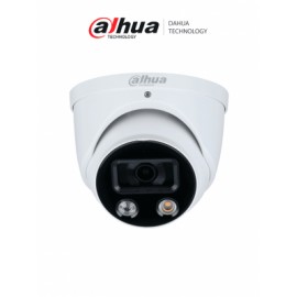 DAHUA DH-IPC-HDW3849H-AS-PV – Cámara IP Domo 8MP con disuasión activa, iluminador dual inteligente, TiOC, WizSense, lente 2.8mm