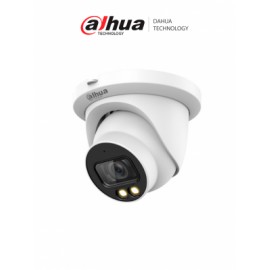 DAHUA DH-IPC-HDW5449TM-SE-LED-0280B – Cámara IP Domo FullColor 4MP, lente de 2.8mm (135°), H.265, Acupick, Wiz Mind, alcance de