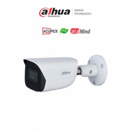 DAHUA DH-IPC-HFW5541EP-ASE-0280B-S3 – Cámara Bullet de 5 MP/ WizMind/ Lente 2.8/ LED IR de 50 m/ metadatos de video/ E&S de ala