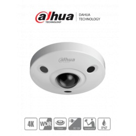 DAHUA HAC-EBW3802N – Cámara FishEye HDCVI 4K/ 8 Megapíxeles/ Vista Panorámica de 180°/ IR de 15 Metros/ Microfono Integrado/ WD