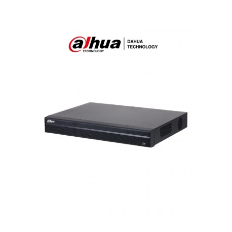 DAHUA NVR4216-4KS2/L  – NVR de 8 Megapixeles/ 4k/ 16 Canales IP/ Rendimiento de 160 Mbps/ Smart H.265+/ 2 Bahias de Discos Duro