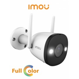 IMOU Bullet 2 2MP (IPC-F22FEN-0280B-imou) – Cámara IP Bullet Wifi de 2 Megapíxeles/ Full Color/ Visión Nocturna Inteligente/ Au