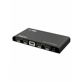 SAXXON LKV314HDR-V2.0 – Divisor HDMI 4K de 1 Entrada y 4 salidas/ Resolución 4K x 2K Ultra HD/ 1080P Full HD/ Soporta HDR y Aju