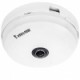 VIVOTEK FE9180-H – Cámara IP fisheye interior 5 MP, visión hemisférica 360º, Smart Stream III, WDR Pro, 3DNR, micrófono integra