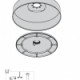 BOSCH V_NDA7050PIPW-Placa de interfaz colgante, 275mm