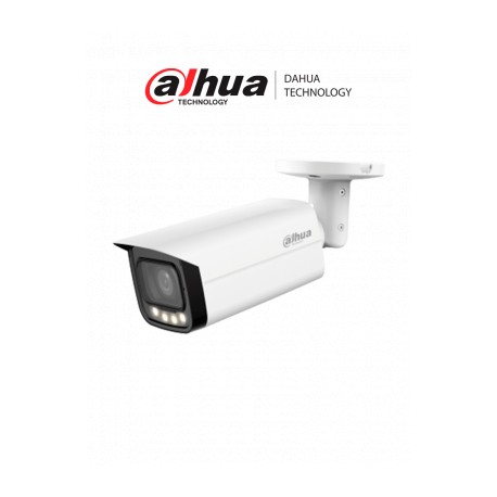 Dahua HAC-HFW2249TU-A-LED – Cámara Bullet Full Color de 2 Megapixeles/ Full Color de 60 Metros de Luz Visible/ Lente de 2.8mm/ 