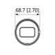 DAHUA IPC-HFW2831S-S2 – Cámara IP Bullet 4k/ 8 Megapixeles/ Lente de 2.8 mm/ 105 Grados de Apertura/ H.265+/ IR de 30 Mts/ Meta