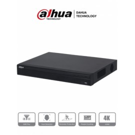 DAHUA NVR4232-4KS2/L – NVR De 8 Megapixeles/ 4k/ 32 Canales IP/ Rendimiento de160 Mbps/ Smart H.265+/ 2 Bahías de Discos Duros 