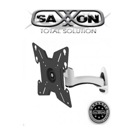 SAXXON SXVML20S – Soporte de Pared para Pantallas de 23 a 37 Pulgadas/ Diseño Estético y Elegante/ Soporta 25 Kg de Carga/ Ajus