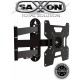 SAXXON SXVMLT12D – Soporte de Pared para Pantallas de 23 a 37 Pulgadas/ Soporta 25 Kg de Carga/ Brazo de Doble Articulación/ An