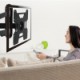 SAXXON SXVMLT12D – Soporte de Pared para Pantallas de 23 a 37 Pulgadas/ Soporta 25 Kg de Carga/ Brazo de Doble Articulación/ An