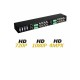 UTEPO UTP116PHD – Transceptor pasivo de 16 canales, soporta resolución hasta 4K a 150m, HDCVI/TVI/AHD/CVBS, 720p a 350m, 1080p 